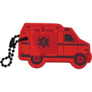 Ambulance Foam Floating Key Tag