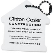 House Shape Floating Key Tag
