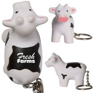 Cow Keyring Stress Ball