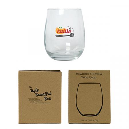 Rowbeck 550 ML. (18 FL. OZ.) Stemless Wine Glass 1