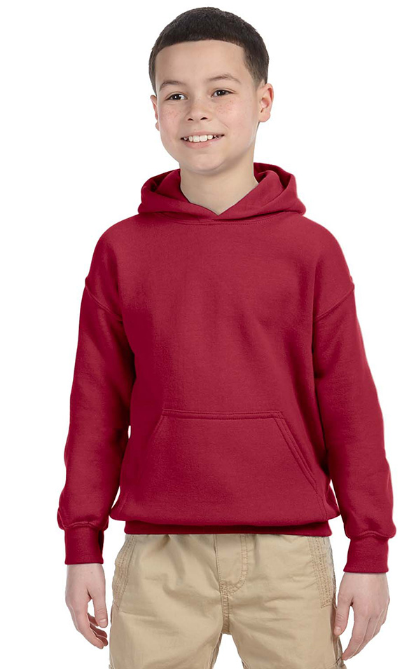 Gildan Youth Heavy Blend 8 oz., 50/50 Hooded Sweatshirt