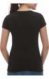 M&O - Women's Deluxe Blend V-Neck T-Shirt Thumbnail 1