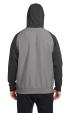Team 365 Unisex Zone HydroSport Heavyweight Colorblock Hooded Sw Thumbnail 2