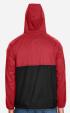 Harriton Unisex Packable Hooded Nylon Jacket Thumbnail 2