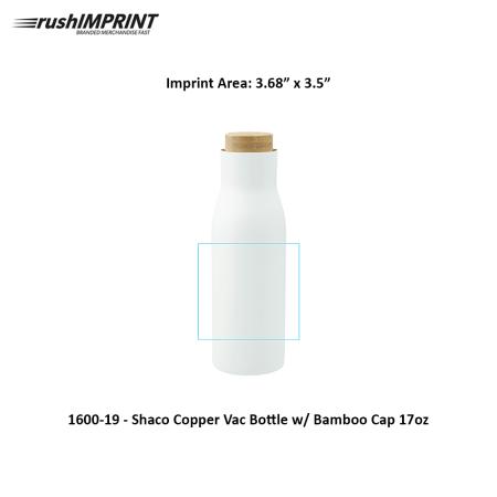 Shaco Copper Vac Bottle w/ Bamboo Cap 17oz 3