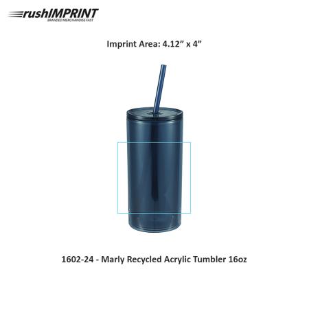 Marly Recycled Acrylic Tumbler 16oz 1