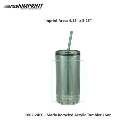 Marly Recycled Acrylic Tumbler 16oz 1