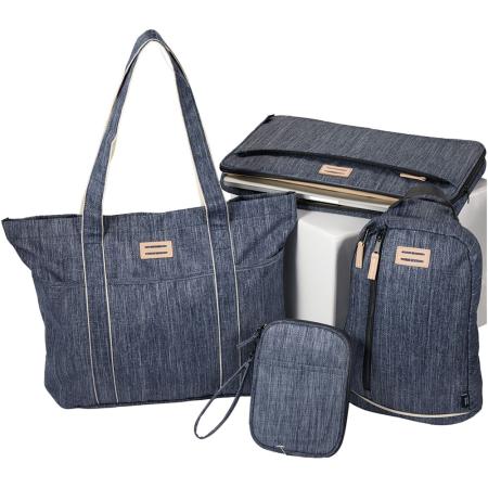 THE GOODS Navy Heather Carry All Tote 3