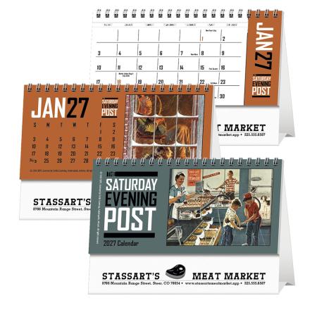 Saturday Evening Post Desk Calendar 2
