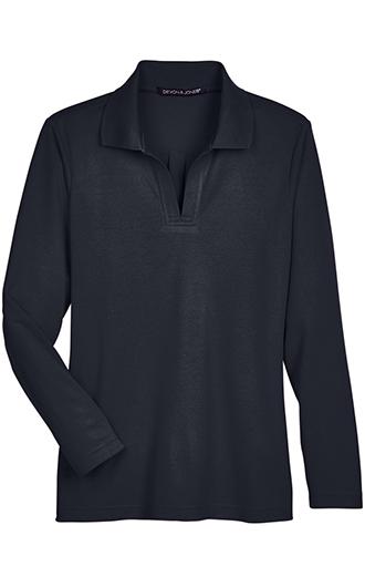 Devon & Jones Women's CrownLux Performance Plaited Polo 3
