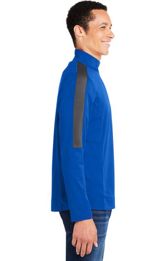 Core365 Men's Market Snag Protect Mesh Colorblock Quarter-Z 2