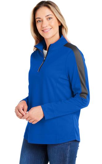 CORE365 Women's Market Snag Protect Mesh Quarter-Zip 1