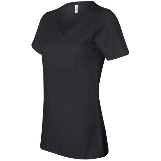 BELLA + CANVAS Women’s Relaxed Jersey V-Neck Tee 1