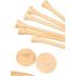 Bamboo Golf Tee Set with Recycled Pouch Thumbnail 2