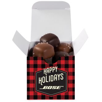 Sea Salt Caramels in Full Color Custom Box