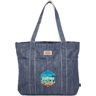 THE GOODS Navy Heather Carry All Tote