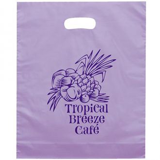 Orchid Colorful Frosted Screen Prnted Bags