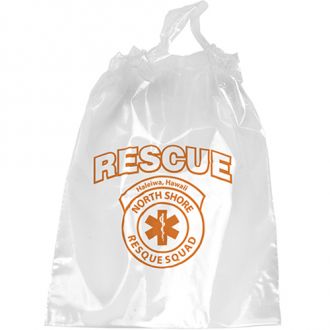 Poly Draw Plastic Handle Bag 12x15x3