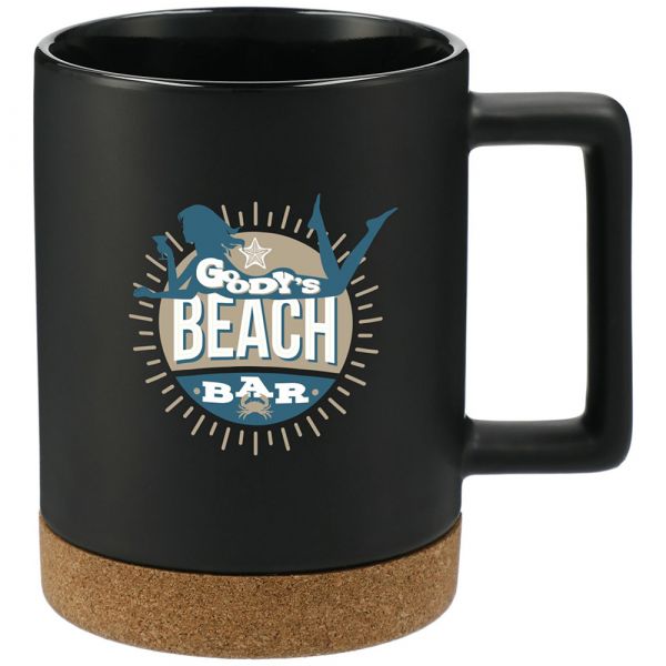 Bates 15oz Ceramic Mug w/ Cork Base