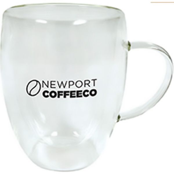 350 ML. (12 FL. OZ.) Clearview Glass Mug