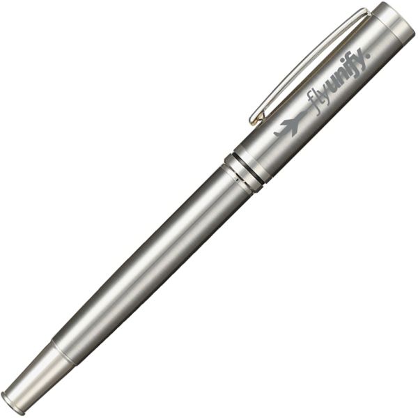 Recycled Stainless Steel Rollerball Pen