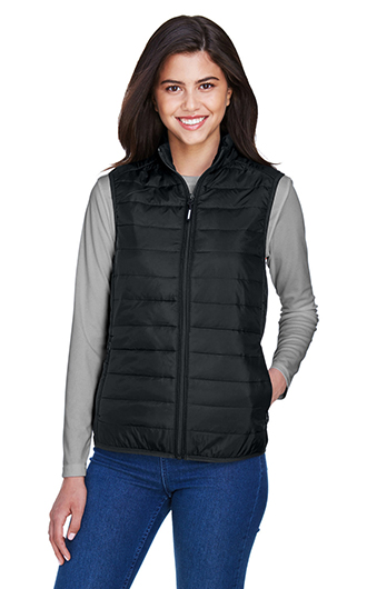 Promotional Core 365 Ladies' Prevail Packable Puffer Vest in Canada -  Custom Imprinted Items - rushIMPRINT