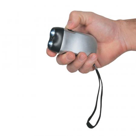Hand Squeeze Flashlight with Wrist Band 1