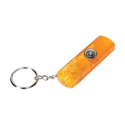 Whistle, Light and Compass Key Chain 1