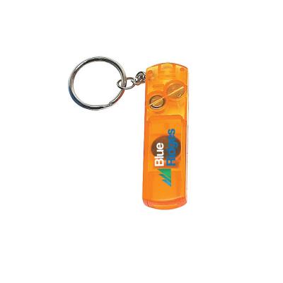 Whistle, Light and Compass Key Chain 2