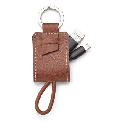 Nathan Genuine Leather Key Ring/Charging Kit 1