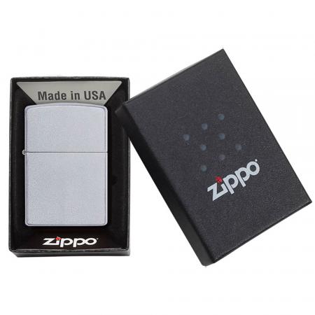 Satin Chrome Zippo Windproof Lighter 1