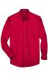 Harrington Men's Easy Blend Long-Sleeve Twill Shirt with Stain R Thumbnail 3