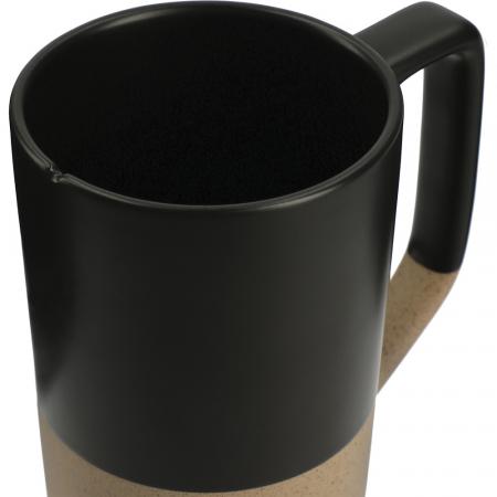 Tahoe Tea & Coffee Ceramic Mug with Wood Lid 16oz 2