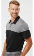 Adidas - Heathered 3-Stripes Colorblock Sport Shirt Thumbnail 1