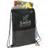 Ash Zippered Recycled Drawstring Bag Thumbnail 1