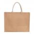 Jute Shopper Tote with Recycled Cotton Pocket Thumbnail 1