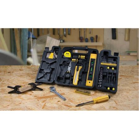 53 Piece Tool Set with Tri-Fold Carrying Case 1