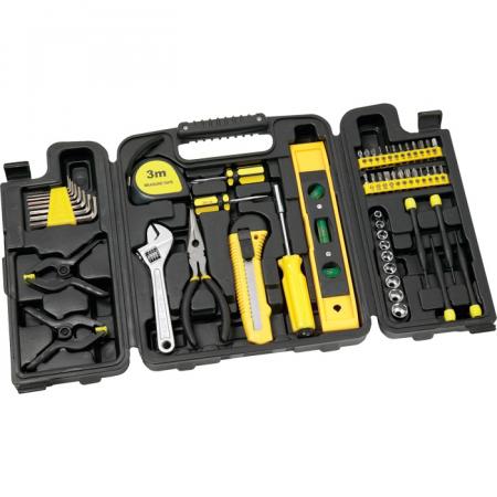 53 Piece Tool Set with Tri-Fold Carrying Case 2