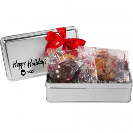 Mrs. Fields Holiday Variety Cookie Tin 1
