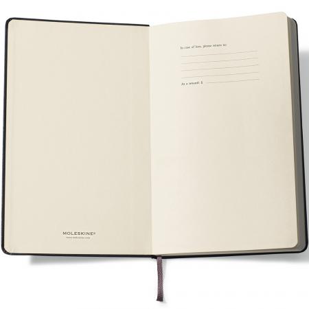 Moleskine Hard Cover Squared Large Notebook - Deboss 2