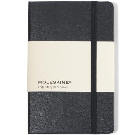 Moleskine Hard Cover Plain Pocket Notebook - Deboss 1