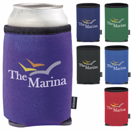 Koozie Summit Collapsible Can Kooler - Full Color 1