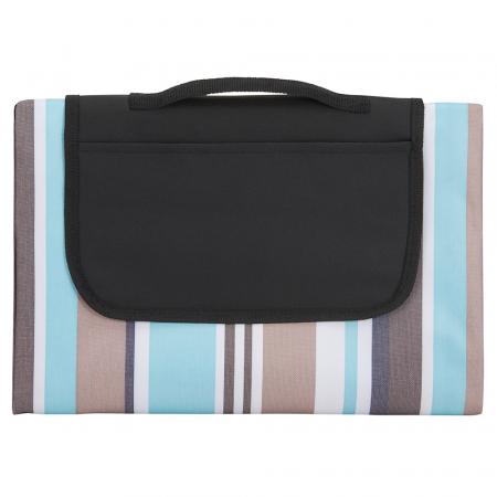 Oversized Striped Picnic and Beach Blanket 1