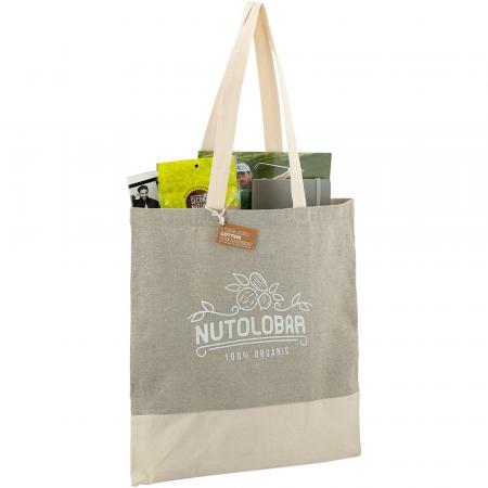 Split Recycled 5oz Cotton Twill Convention Tote 1