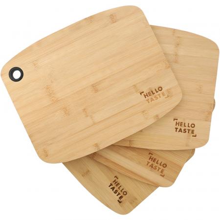 Bamboo Large Cutting Board with Silicone Grip 3