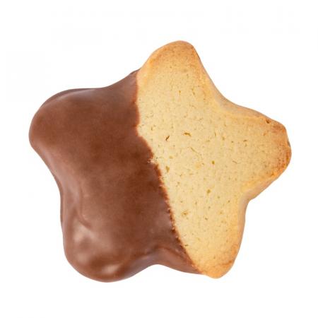 Chocolate Dipped Star Butter Cookie 1