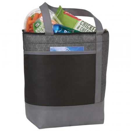 Chrome 9-Can Non-Woven Insulated Cooler Lunch Bag 1
