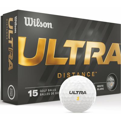 Wilson Ultra 500 Distance White Golf Balls
