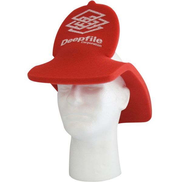 Fireman Foam Pop‑Up Visor Hat