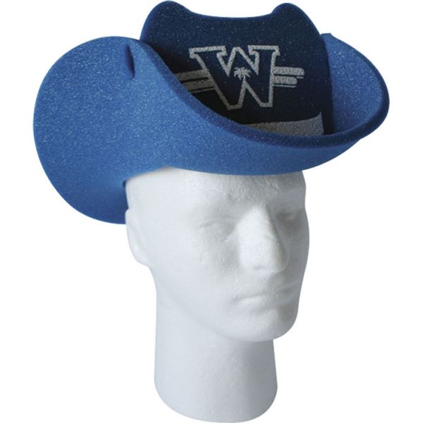 Cowboy Hat Foam Pop‑up Visor